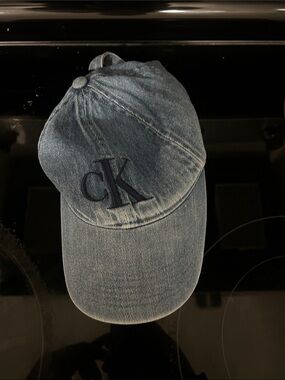 Calvin Klein Denim 'CK' Baseball Cap - Indigo Blue